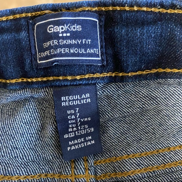 a1571-D2~ GAP, Gap Kids~Size 7 Reg Boys Bottoms~Boys~Jeans, Skinny Jeans, Super - Picture 3 of 10